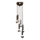 Large mid-century cascade chandelier in chrome