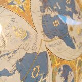 Air France Lucien Boucher 1950 planisphere.