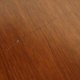Vintage teak and chrome metal desk circa 1970