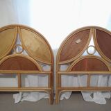 Rattan headboard