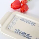 Digoin cake dish Jacques model, vintage French