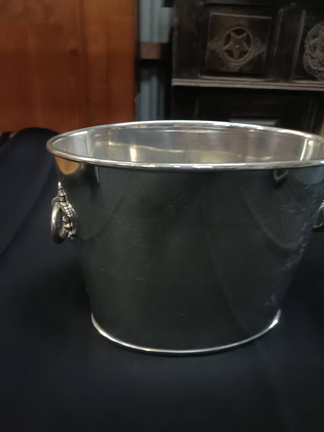 Champagne bucket, 2 bottle cooler, Etain du Manoir