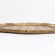 Vintage beige wooden decorative plate, Italy, 1960s