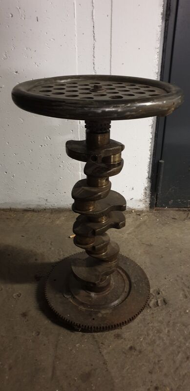 Industrial bar stool