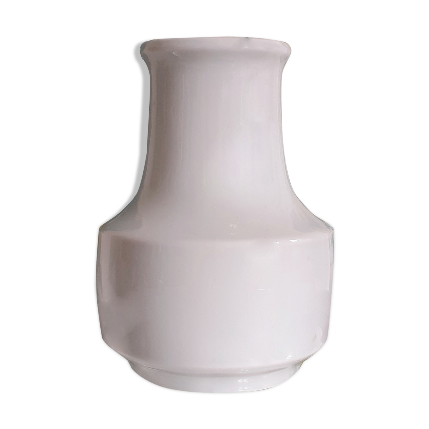 White porcelain vase