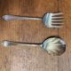 Silver-plated salad service