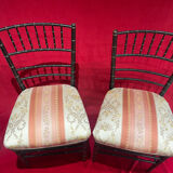 Paire de chaises Napoléon III