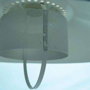 1970s Swedish minimalist Scandinavian suspension lamp with a pull switch.