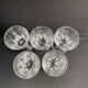 2899 – 5 Saint Louis wine glasses Jersey service In strong cut crystal