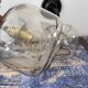 Pair of vintage smoked glass wall lights