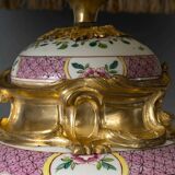 Porcelain Lamp by Samson, Famille Rose Style, 19th Century