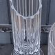 Set of 3 Daum crystal vases model Cythère from the 80s
