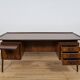 Large Mid-Century Freestanding Rosewood Desk, Denmark, 1960s