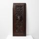 Flemish Renaissance Carved Oak Panel with Female Portrait Medallion
