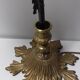 Lampe art deco grappe de raisin verre de Murano
