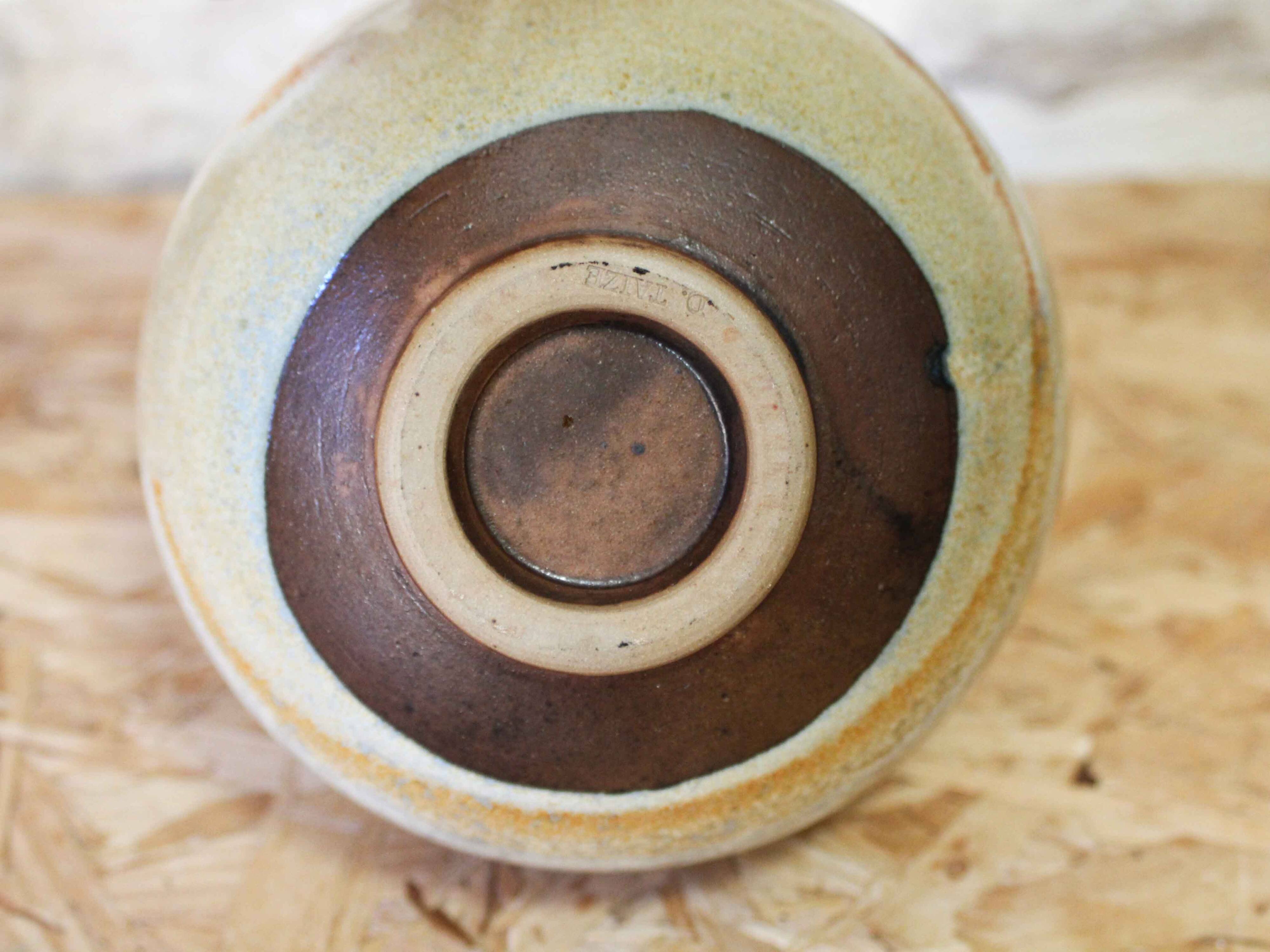 Glazed stoneware vase by Daniel de Montmollin