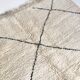 Moroccan Berber carpet with black diamonds 2,36x1.73m
