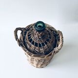 Demijohn with wicker