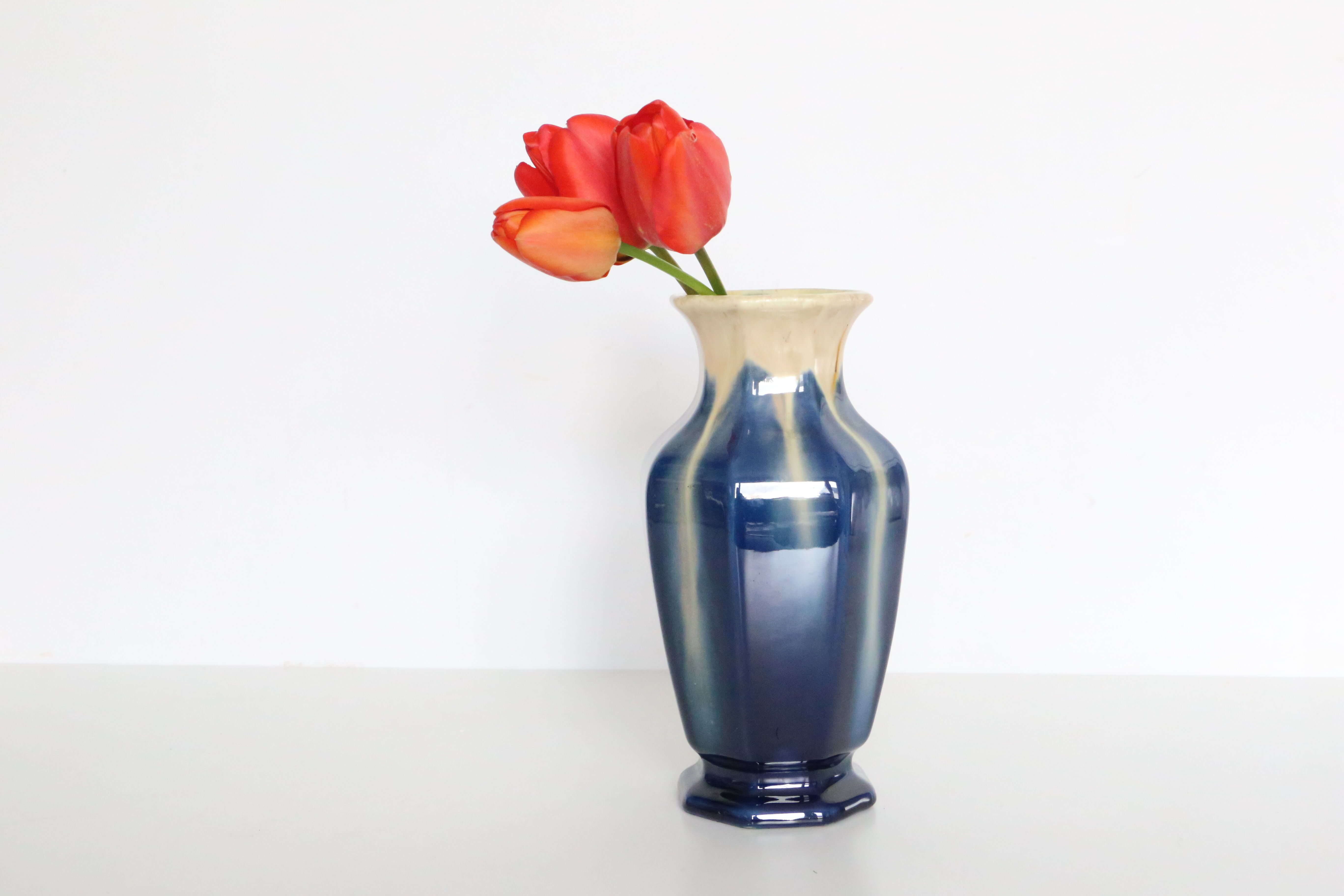 De Bruyn ceramic vase, Lille, France, antique ceramics