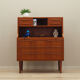 Secrétaire en teck, design danois, années 1970, production: Danemark