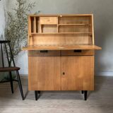 Vintage oak secretary desk