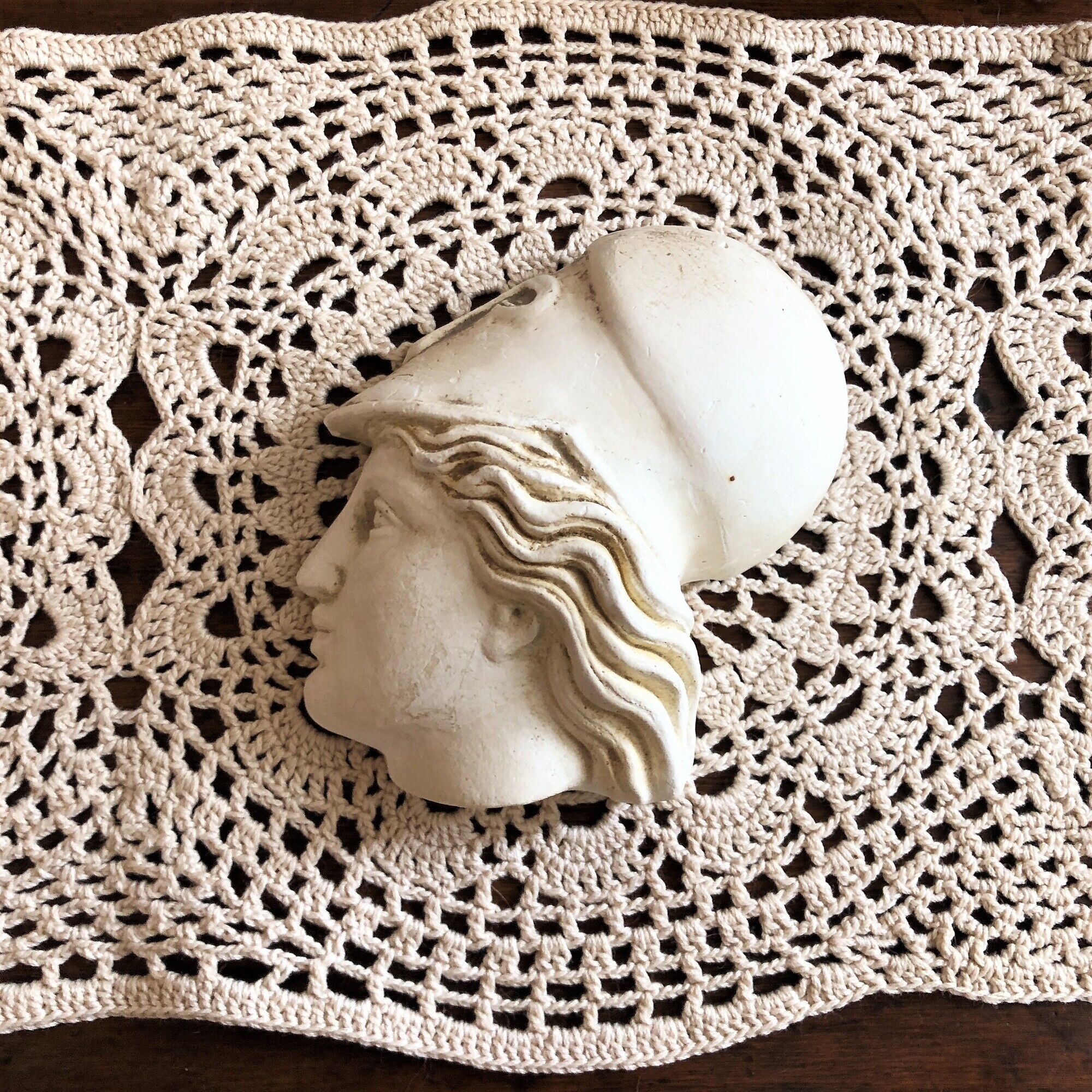 Set of 3 figurines Greek mythology in handmade stone from Greece