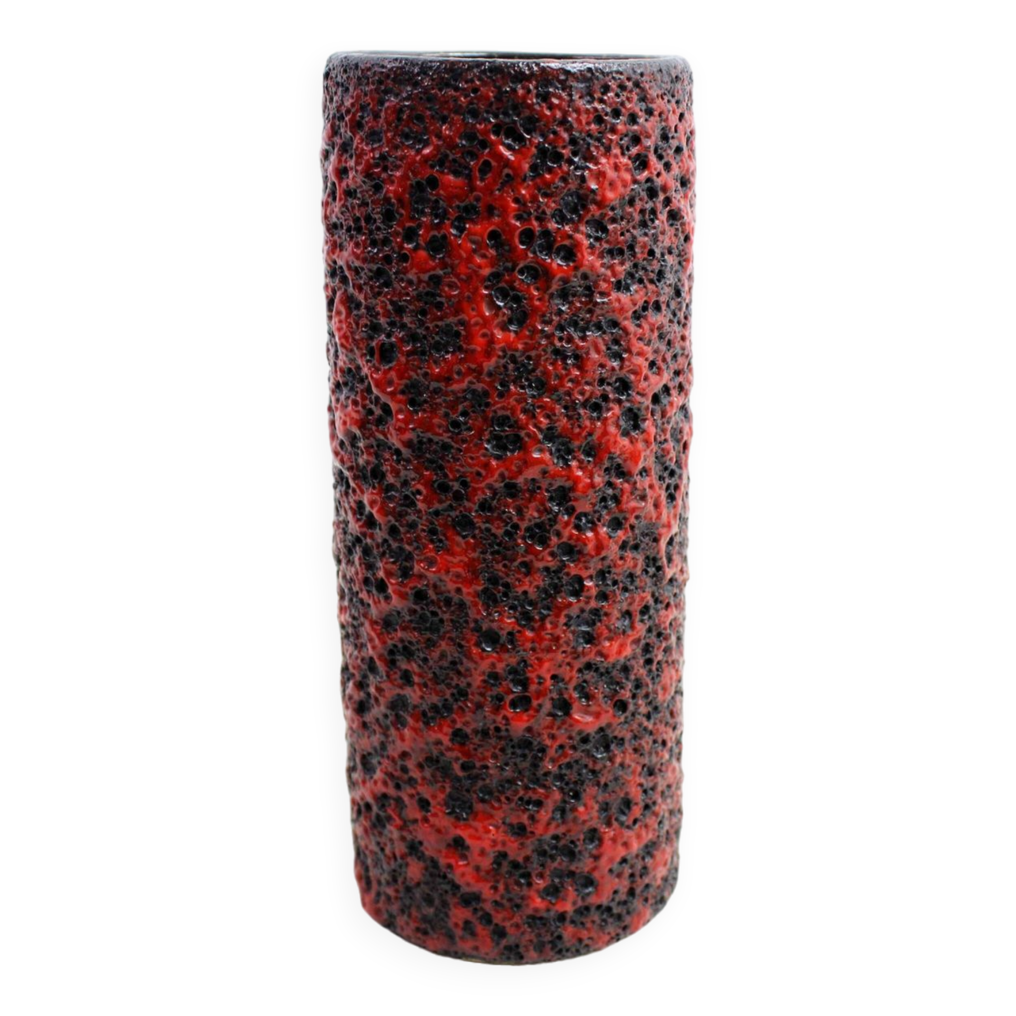 Vintage West Germany lava texture vase