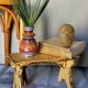 19th-century foot restings with old patina