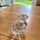 Daum France crystal salt and pepper shakers