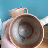 4 enameled stoneware cups