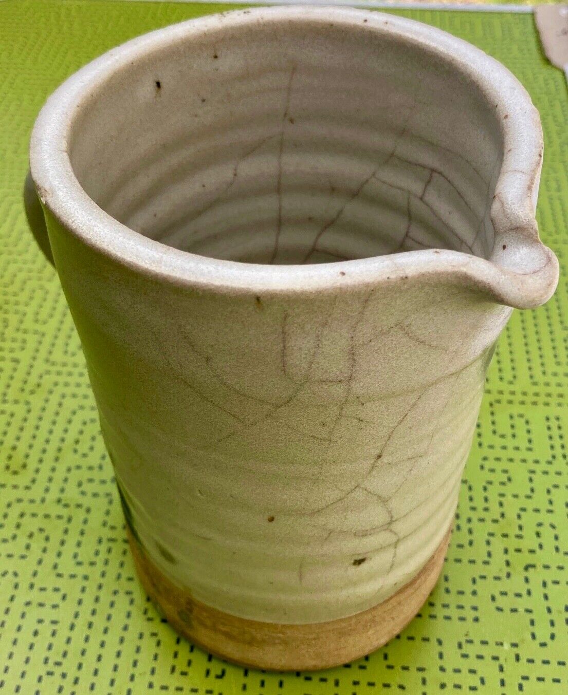 Pichet Poterie Du Colombier signed below