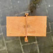 Worker - sewing box on vintage wooden legs - 3 floors