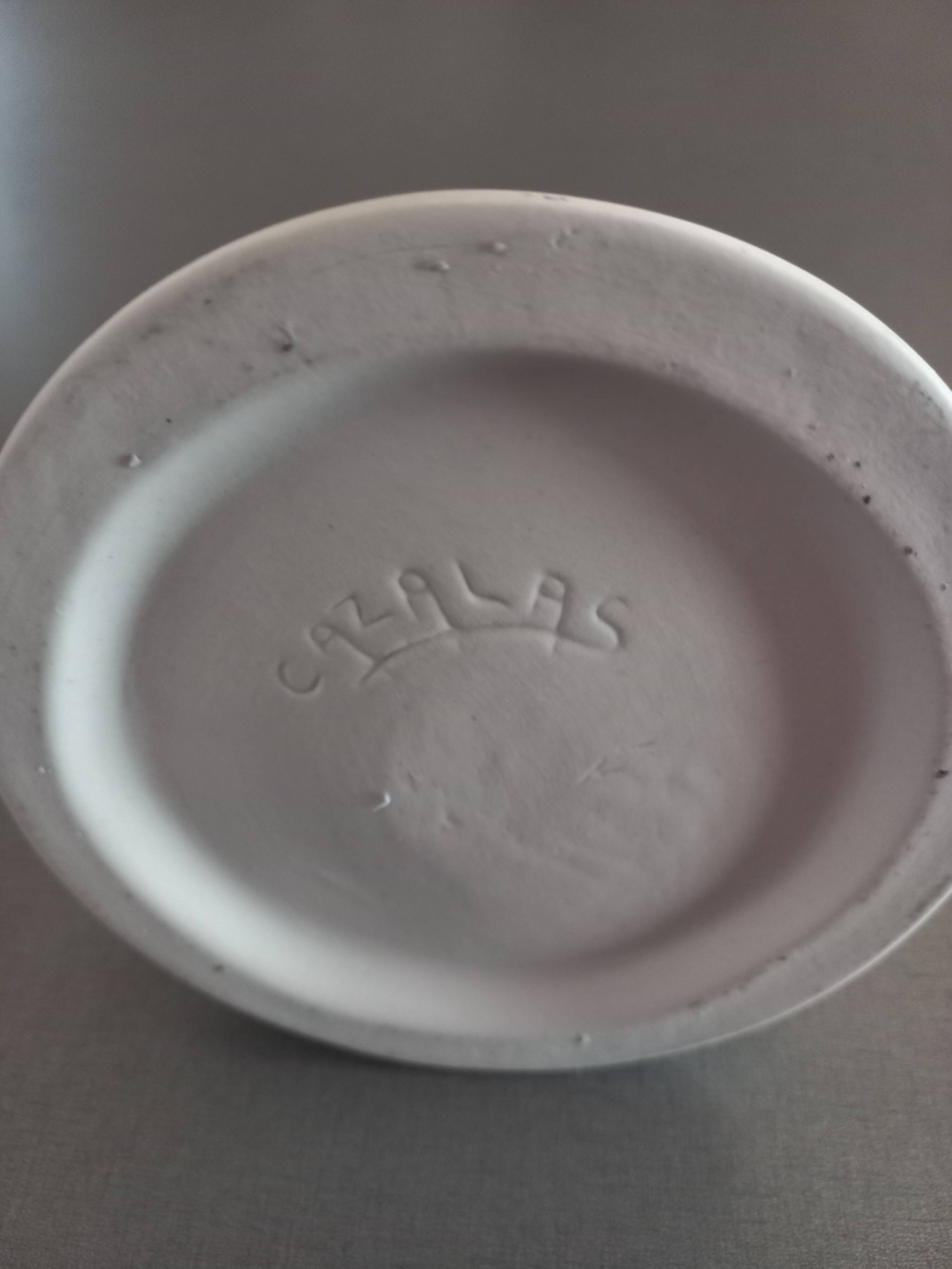 Candle holder signed Cazalas