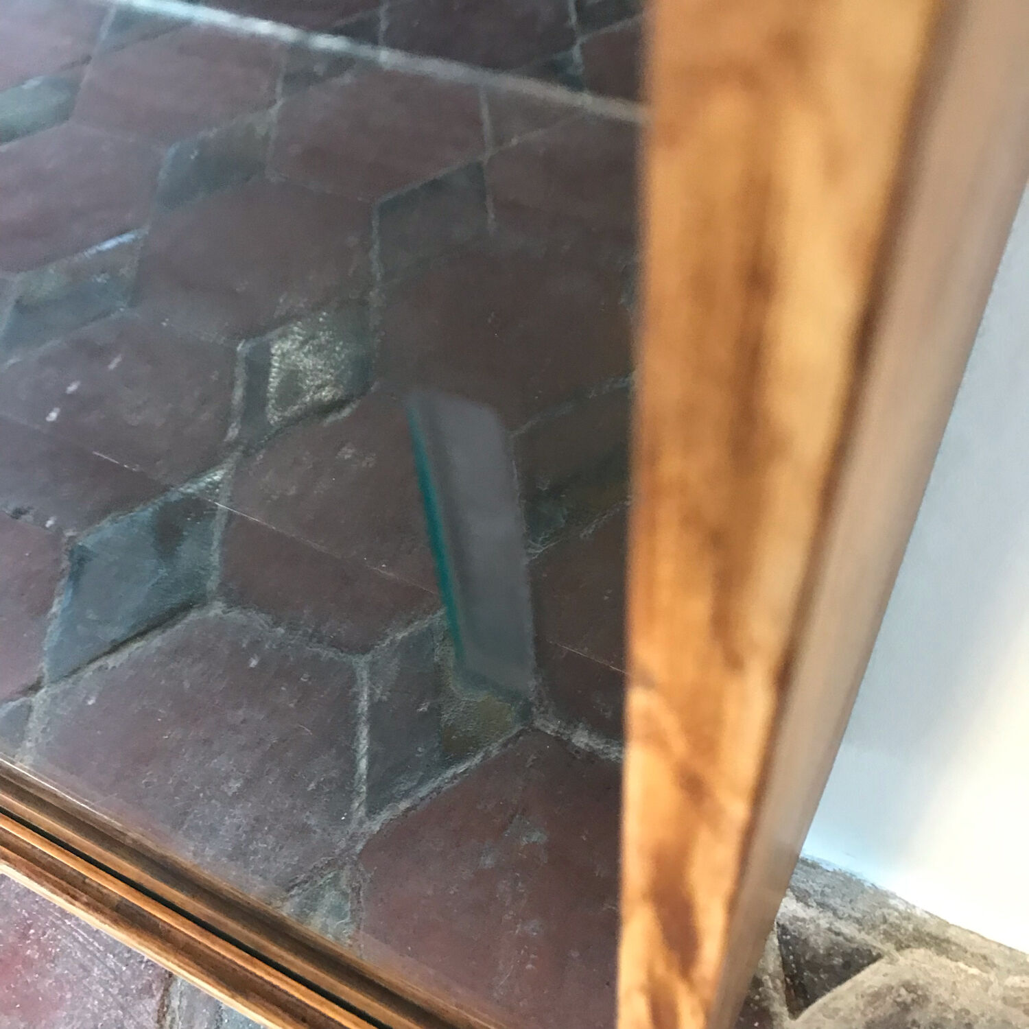 Vintage bar showcase 1950 in oak