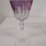 Verres à pied colorées