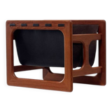Danish magazine holder by Aksel Kjersgaard for Salin Møbler