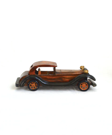 Vintage wooden car