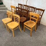 Set of 10 bistro chairs