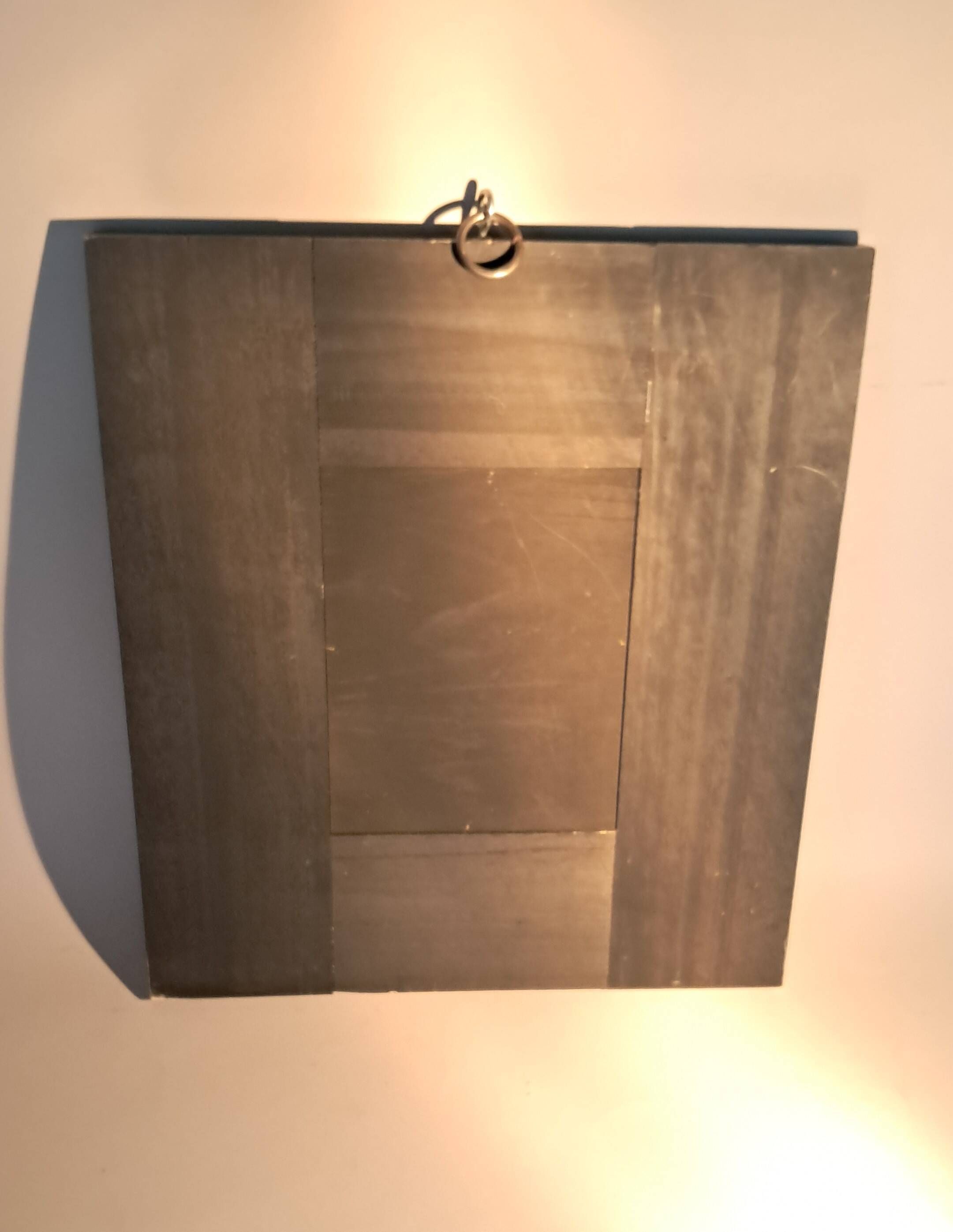 High period style mirror in solid wood from the early 20th century.