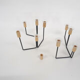 Adjustable candle holder by Vefa, The Netherlands 1950's