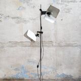 Triedro Floor Lamp in Lacquered and Chromed Metal by Joe Colombo for Stilnovo, Italy, 1970s