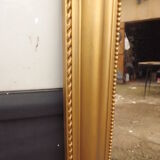 Golden mirror XlXth wood and stuk