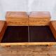 Canape seltz orme et cuir design 1960