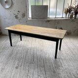 2m pine and oak farmhouse table
