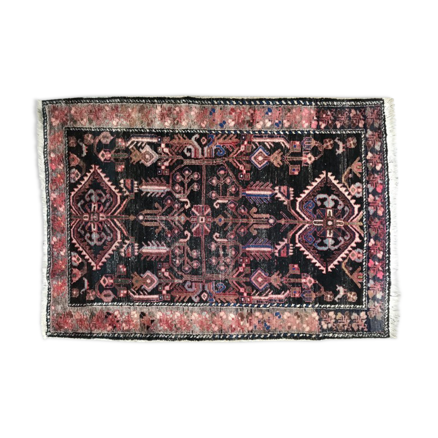 Carpet vintage Persian Nain done hand 115 X 160 CM