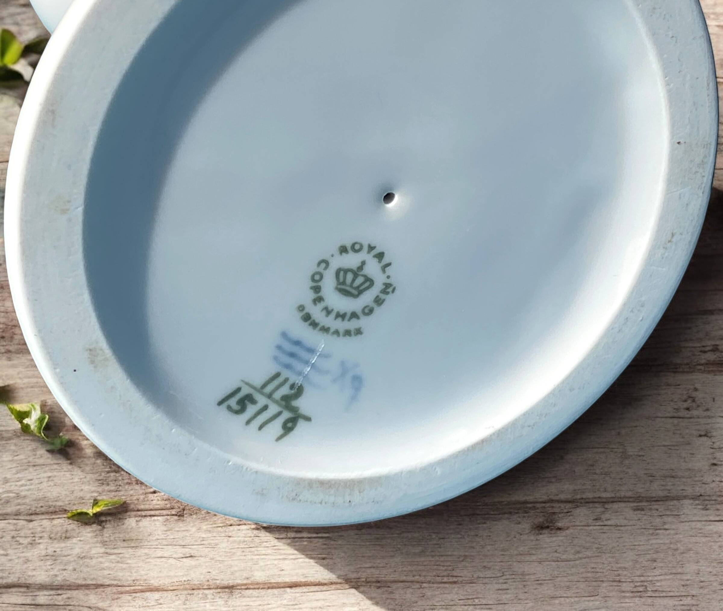 Pair of Vintage Porcelain Candlesticks - Royal Copenhagen Denmark