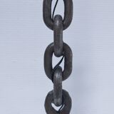 60s steel link floor lamp base