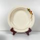 Set of 6 demi-deep plates from Longwy, early 20th century, floral decoration.