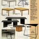 Table d'appoint triangulaire OTI Ikea par Niels Gammelgaard Circa 1980