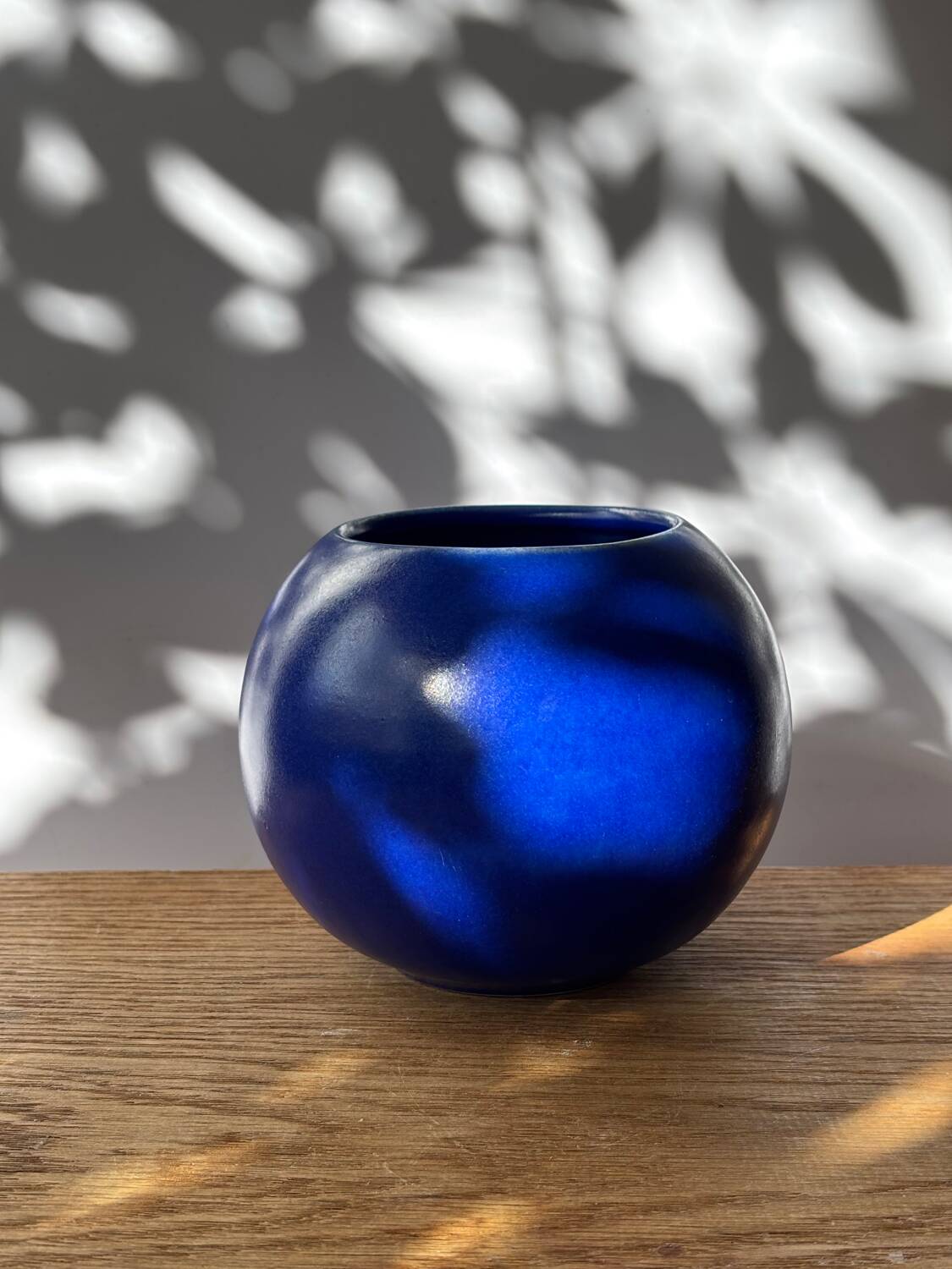 ASA Germany ceramic cobalt blue vase